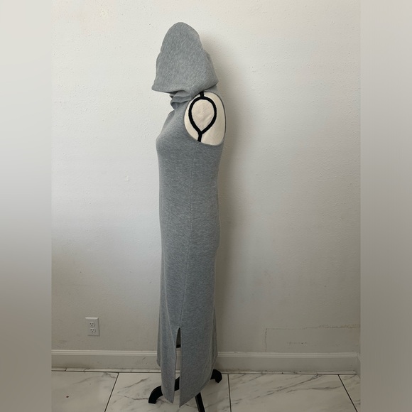ASOS Gray Maxi Hoodie Dress - Picture 3 of 6